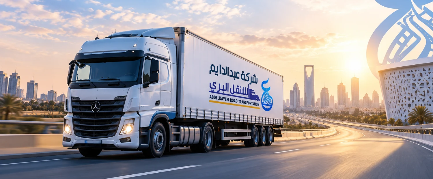شاحنة عبدالدايم على الطريق